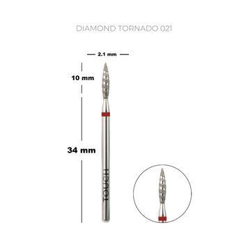TOUCH diamond Tornado nail drill bit red 021 (H0210SD-F)