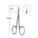 TOUCH Professional Cuticle Scissors Left, 92мм