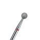 TOUCH diamond Ball nail drill bit red 4.0 mm (D040D-F)