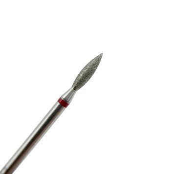 TOUCH diamond Flame nail drill bit 025 red (H02509D-F)