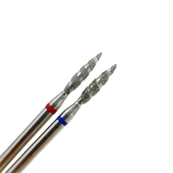 TOUCH diamond Tornado nail drill bit red 021 (H0210SD-F)