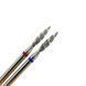 TOUCH diamond Tornado nail drill bit red 021 (H0210SD-F)