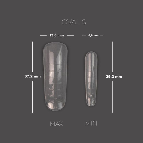 TOUCH Nail Tips Upper forms modeling 288pcs, Mix 12in1