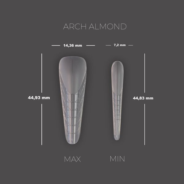 TOUCH Nail Tips Upper forms modeling 288pcs, Mix 8in1 + mold