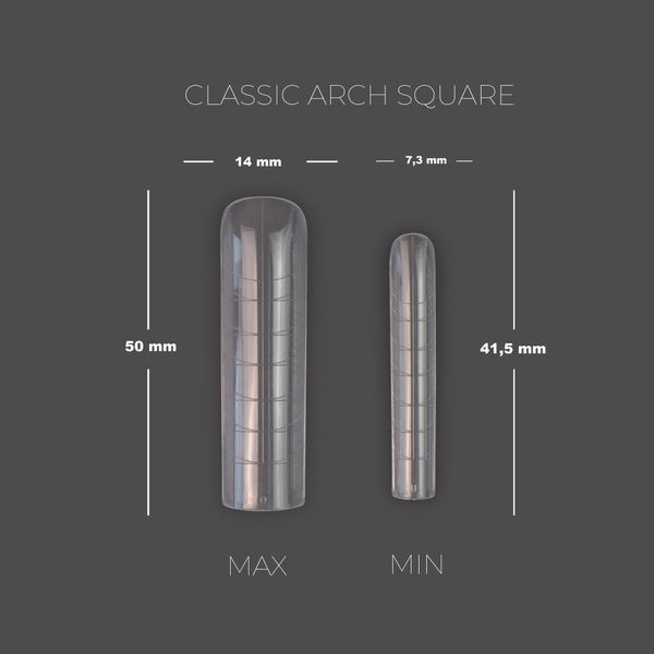 TOUCH Nail Tips Upper forms modeling 288pcs, Mix 8in1 + mold