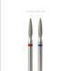 TOUCH diamond Flame nail drill bit rounded tip red 021