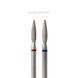 TOUCH diamond Flame nail drill bit rounded tip red 023