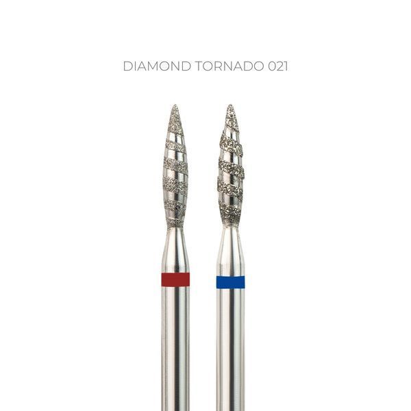 TOUCH diamond Tornado nail drill bit blue 021 (H0210SD-М)
