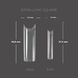 TOUCH Soft Gel Tips 240pcs, Extra long Square