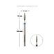 TOUCH diamond Tornado nail drill bit blue 021 (H0210SD-М)